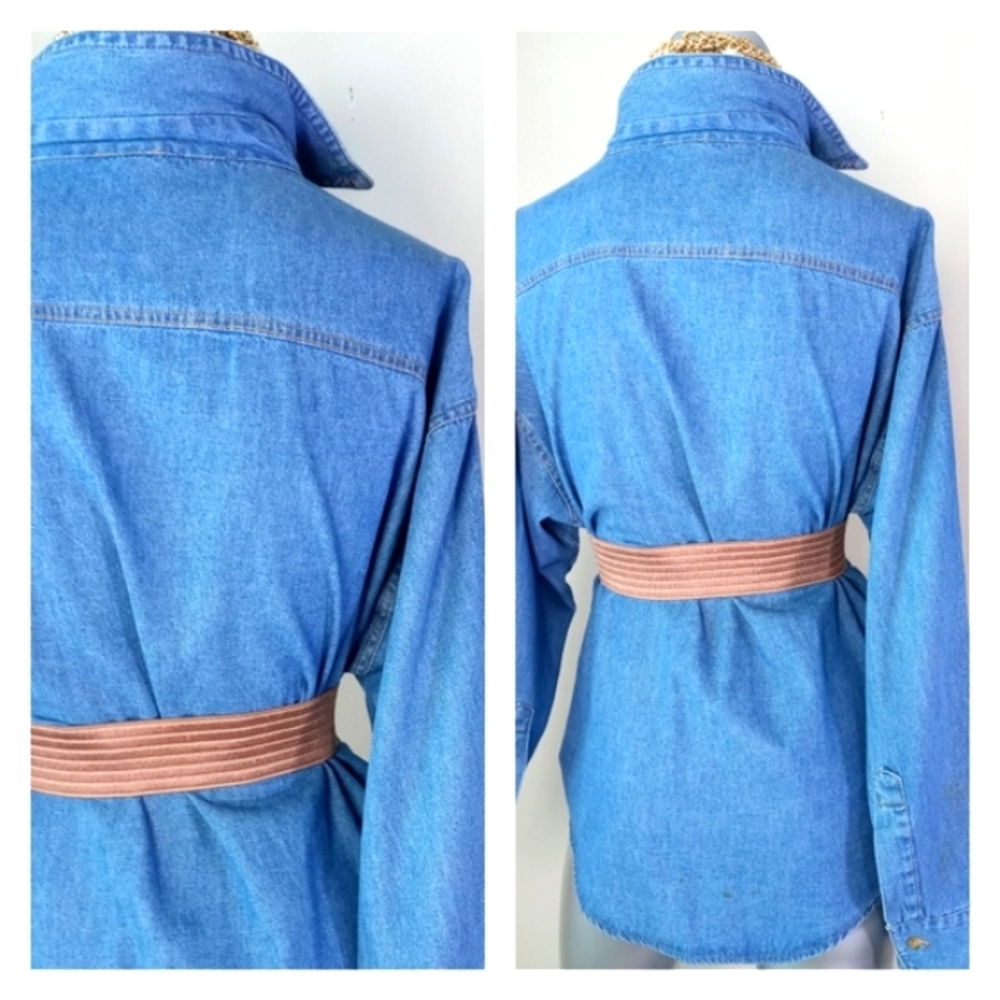 "WESTERN CHIC" VintAge Denim Two-PiEcE Skirt Set - Picture 11 of 15